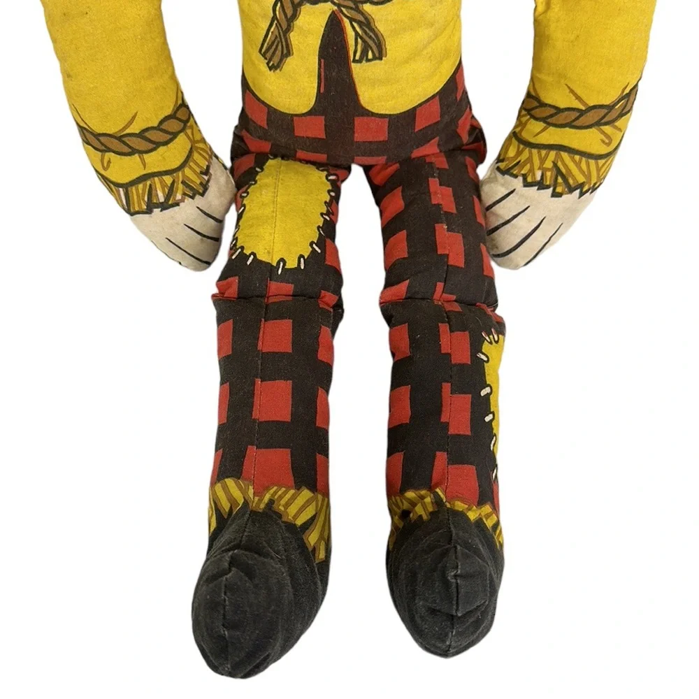 Vintage 1965 Ralston Purina RP Company Wizard Of Oz Scarecrow Plush Rubber Head